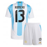 Argentína Cristian Romero #13 Domáci Detský futbalový dres Copa America 2024 Krátky Rukáv (+ trenírky)